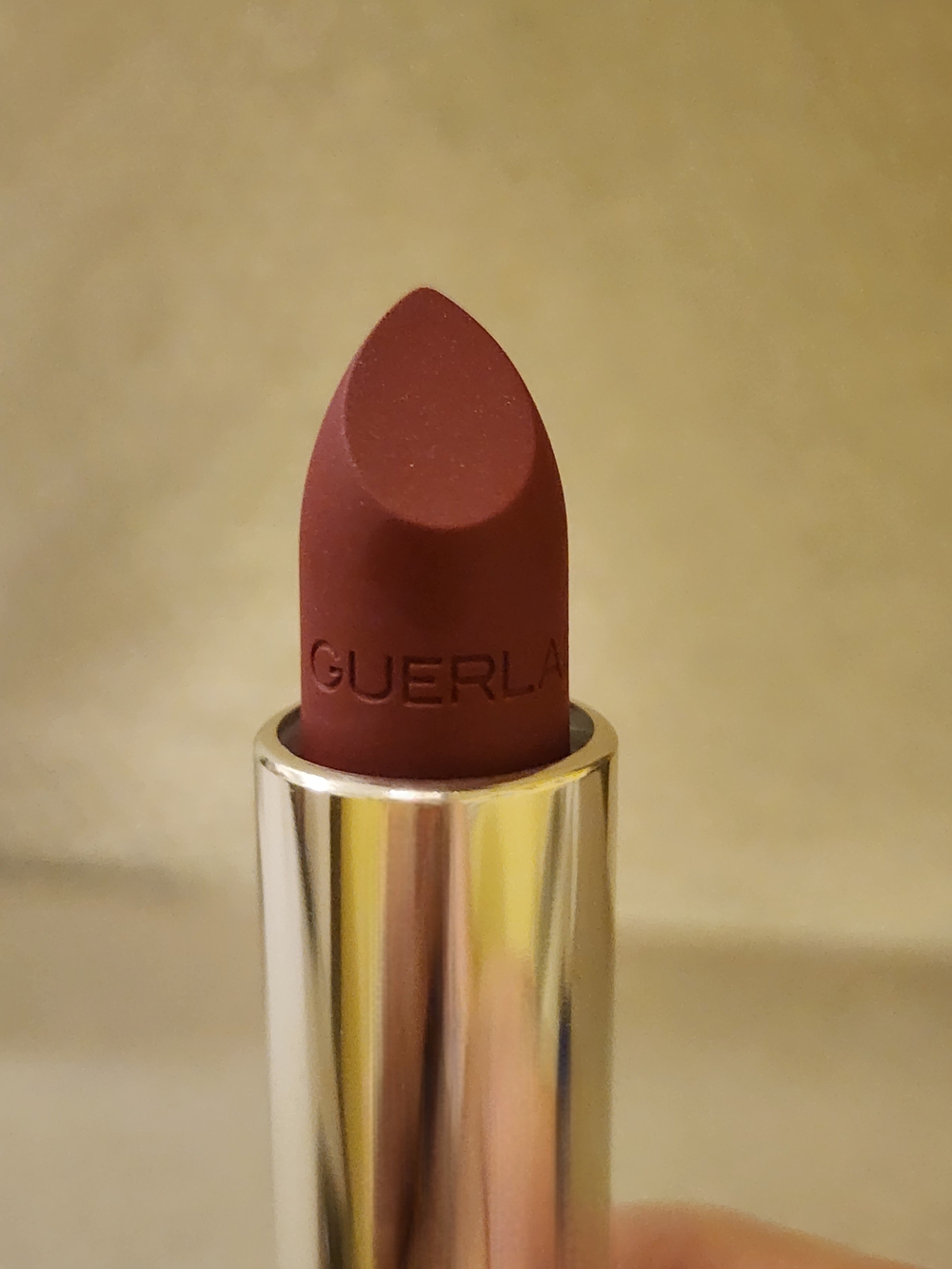 GUERLAIN Velvet Matte Lipstick — Deep Brick Rose